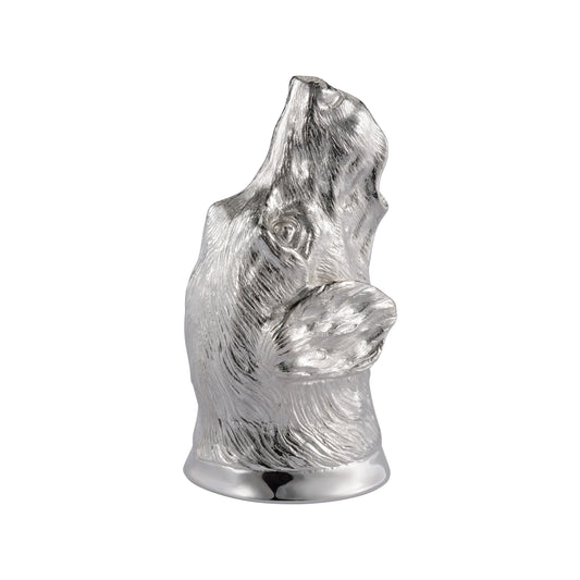 Stirrup Cup - Hound (Partial Gilt)