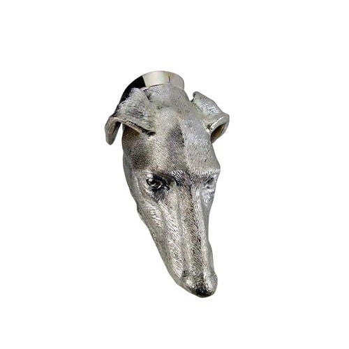 Stirrup Cup - Greyhound (Partial Gilt)